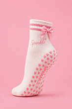 Pretty In Pink Pilates sock