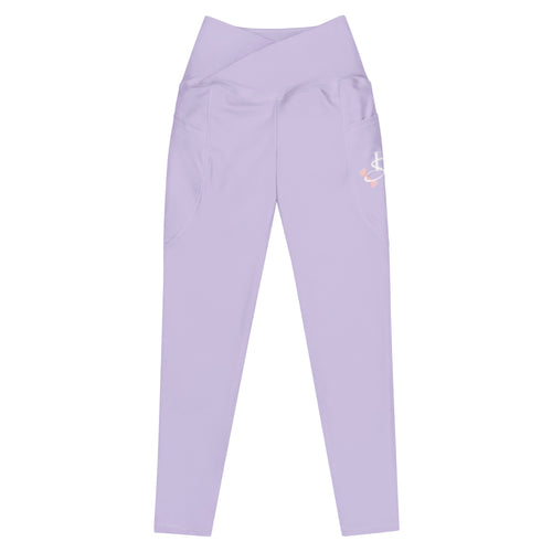 Lavender Leggings With Pockets