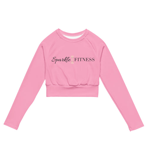 Pink Dreams long-sleeve crop top