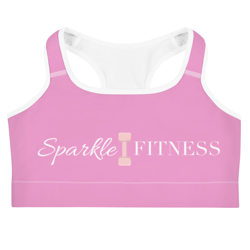 Pink Sports bra