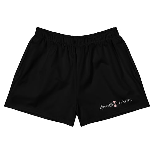 Going For A Run Black  Athletic Shorts