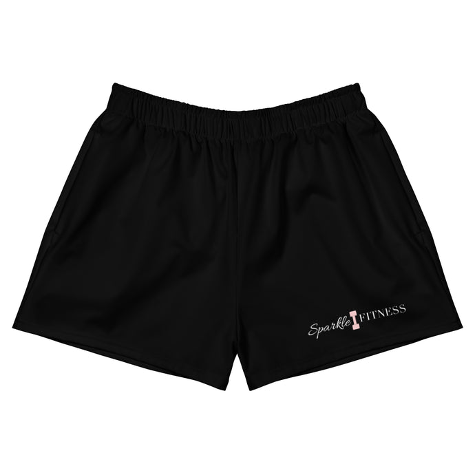 Going For A Run Black  Athletic Shorts