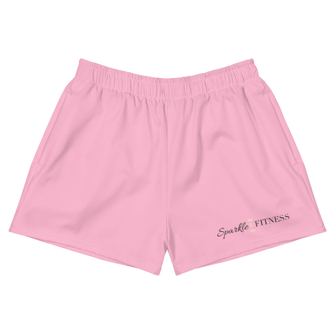 Pink Dreams Lets Go Running Athletic Shorts